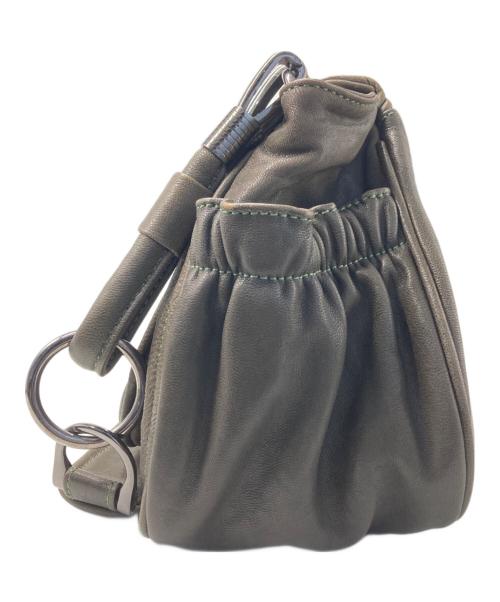 Diagram GRACE CONTINENTAL（ダイアグラム グレースコンチネンタル）Diagram GRACE CONTINENTAL (ダイアグラム グレースコンチネンタル) レザーバッグ ブラウンの古着・服飾アイテム