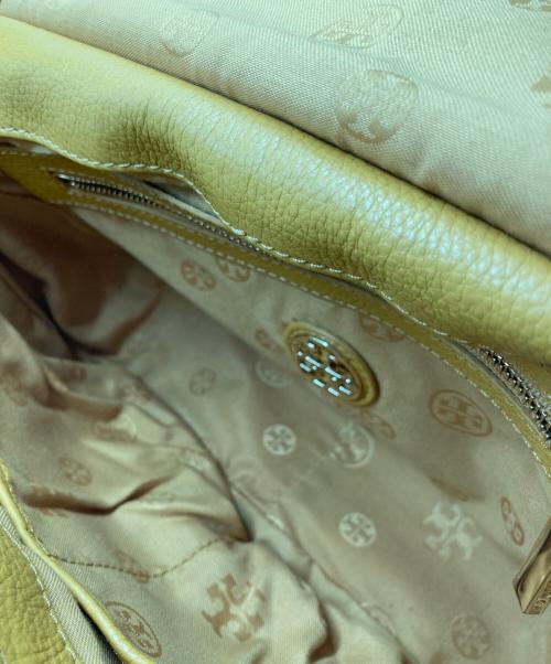 TORY BURCH（トリーバーチ）TORY BURCH (トリーバーチ) レザーチェーンショルダーバッグ イエローの古着・服飾アイテム