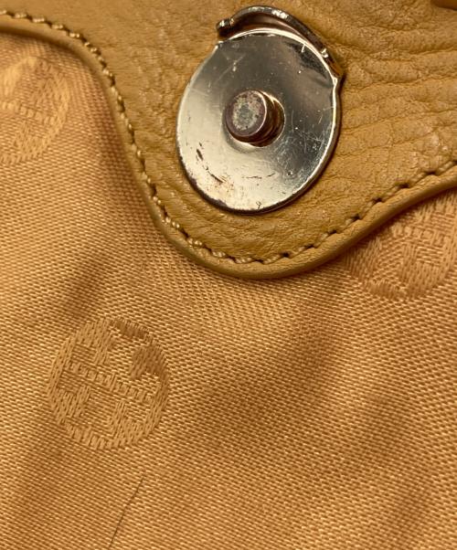 TORY BURCH（トリーバーチ）TORY BURCH (トリーバーチ) レザーチェーンショルダーバッグ イエローの古着・服飾アイテム