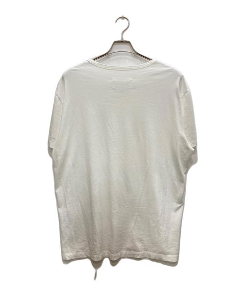 Maison Margiela（メゾンマルジェラ）Maison Margiela (メゾンマルジェラ) LOGO EMBROIDERY TEE/ロゴ エンブロイダリー ティ ホワイト サイズ:52の古着・服飾アイテム