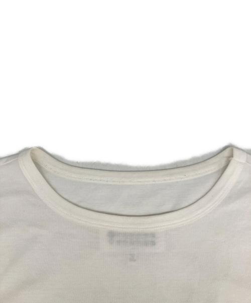 Maison Margiela（メゾンマルジェラ）Maison Margiela (メゾンマルジェラ) LOGO EMBROIDERY TEE/ロゴ エンブロイダリー ティ ホワイト サイズ:52の古着・服飾アイテム