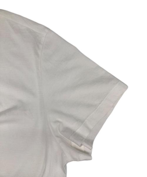 Maison Margiela（メゾンマルジェラ）Maison Margiela (メゾンマルジェラ) LOGO EMBROIDERY TEE/ロゴ エンブロイダリー ティ ホワイト サイズ:52の古着・服飾アイテム