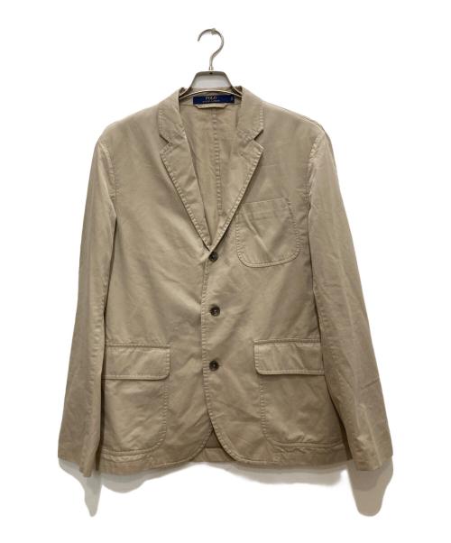 POLO RALPH LAUREN（ポロ・ラルフローレン）POLO RALPH LAUREN (ポロ・ラルフローレン) テーラードジャケット ベージュ サイズ:40の古着・服飾アイテム