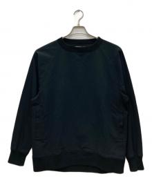 nanamica（ナナミカ）の古着「alphadry crew neck sweat/アルファドライクルーネックスウェット」｜ブラック