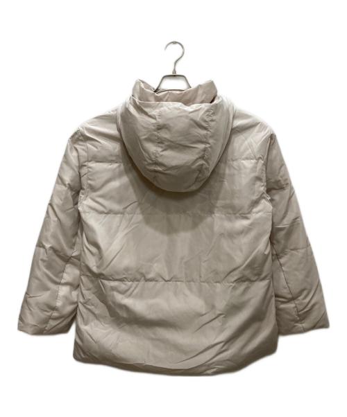 MICHEL KLEIN（ミッシェルクラン）MICHEL KLEIN (ミッシェルクラン) ナイロンタフタ ミドル丈ダウンコート ホワイト サイズ:40 未使用品の古着・服飾アイテム