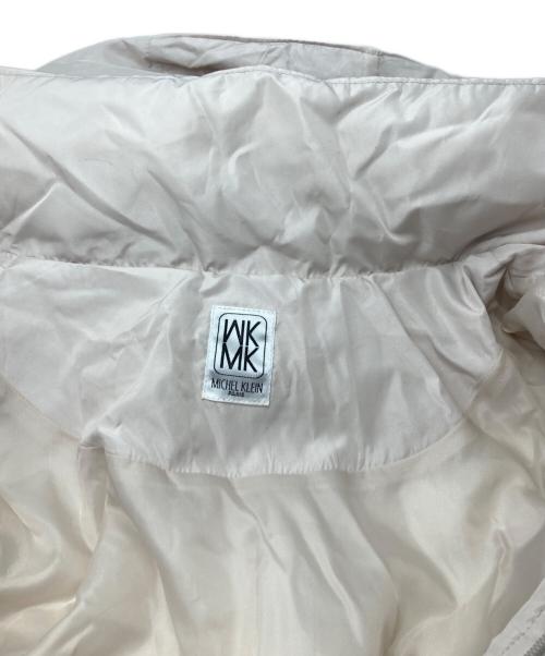 MICHEL KLEIN（ミッシェルクラン）MICHEL KLEIN (ミッシェルクラン) ナイロンタフタ ミドル丈ダウンコート ホワイト サイズ:40 未使用品の古着・服飾アイテム