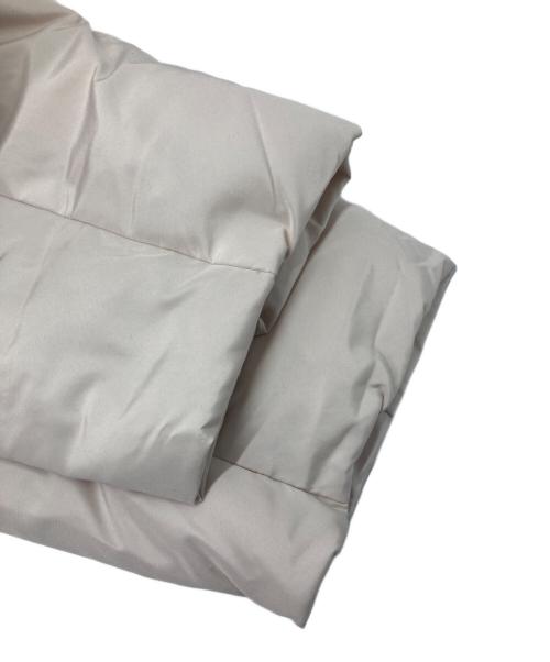 MICHEL KLEIN（ミッシェルクラン）MICHEL KLEIN (ミッシェルクラン) ナイロンタフタ ミドル丈ダウンコート ホワイト サイズ:40 未使用品の古着・服飾アイテム