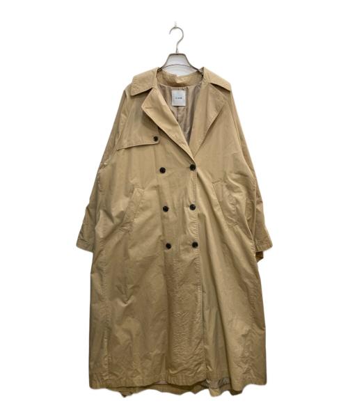 CLANE（クラネ）CLANE (クラネ) バックフリルスリーブトレンチコート ベージュ サイズ:2の古着・服飾アイテム