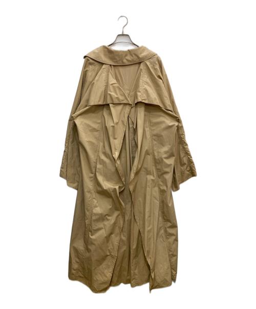 CLANE（クラネ）CLANE (クラネ) バックフリルスリーブトレンチコート ベージュ サイズ:2の古着・服飾アイテム