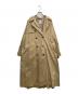 CLANE（クラネ）の古着「バックフリルスリーブトレンチコート」｜ベージュ
