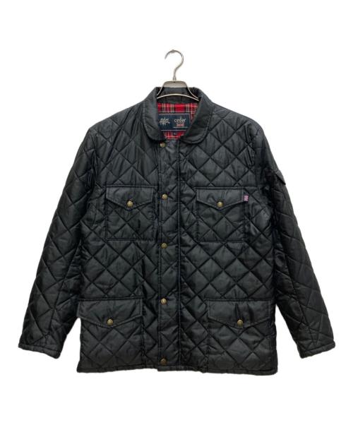 CEDAR（セダー）CEDAR (セダー) キルティングジャケット ブラック サイズ:Ｌの古着・服飾アイテム