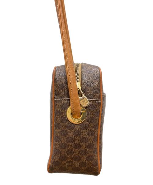 CELINE（セリーヌ）CELINE (セリーヌ) マカダム ショルダーバッグ ベージュの古着・服飾アイテム