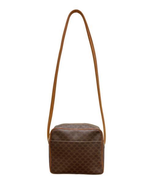 CELINE（セリーヌ）CELINE (セリーヌ) マカダム ショルダーバッグ ベージュの古着・服飾アイテム