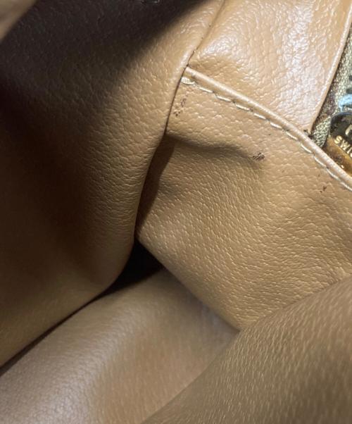 CELINE（セリーヌ）CELINE (セリーヌ) マカダム ショルダーバッグ ベージュの古着・服飾アイテム