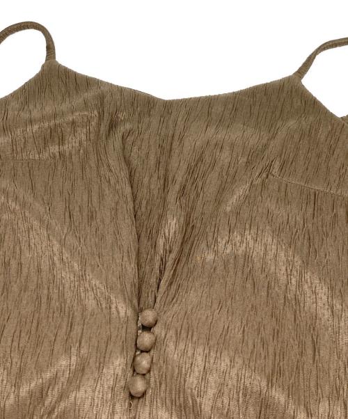 ANDREA&Co.（アンドレアアンドコー）ANDREA&Co. (アンドレアアンドコー) モダンシルエットジャケット+モダンシルエットワンピース(2set) ブラウン サイズ:Fの古着・服飾アイテム