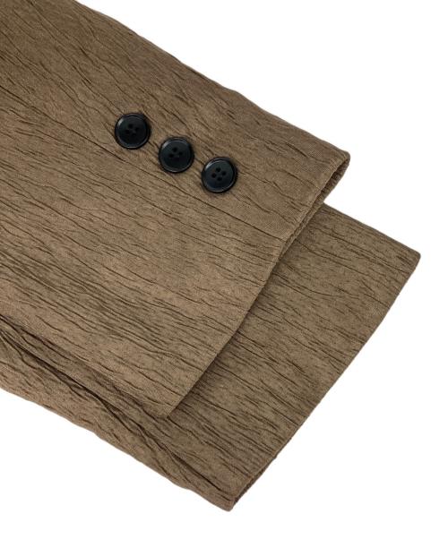 ANDREA&Co.（アンドレアアンドコー）ANDREA&Co. (アンドレアアンドコー) モダンシルエットジャケット+モダンシルエットワンピース(2set) ブラウン サイズ:Fの古着・服飾アイテム