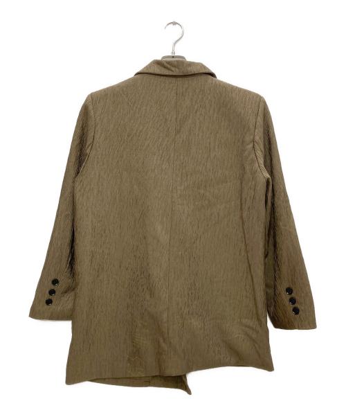 ANDREA&Co.（アンドレアアンドコー）ANDREA&Co. (アンドレアアンドコー) モダンシルエットジャケット+モダンシルエットワンピース(2set) ブラウン サイズ:Fの古着・服飾アイテム