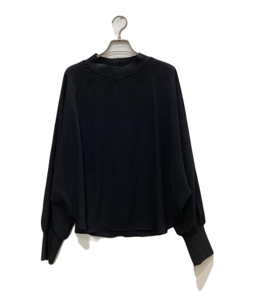 BEARDSLEY（ビアズリー）BEARDSLEY (ビアズリー) ニットコンビドルマンブラウス ブラック サイズ:freeの古着・服飾アイテム