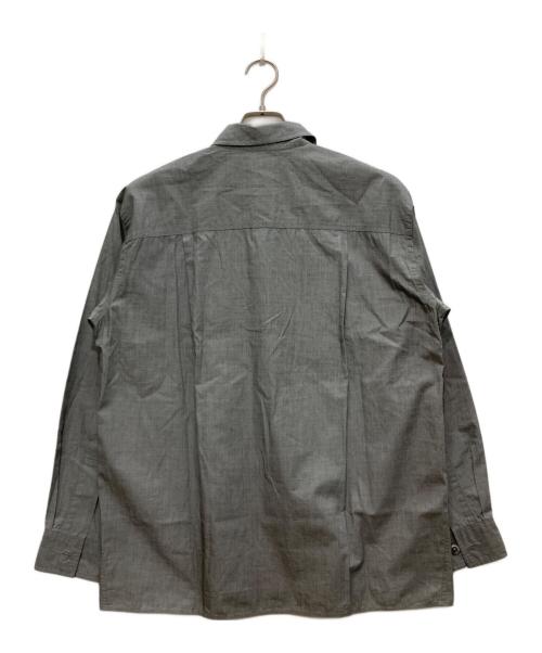 MARGARET HOWELL（マーガレットハウエル）MARGARET HOWELL (マーガレットハウエル) COTTON CHAMBRAY SHIRTS/コットンシャンブレーシャツ グレー サイズ:Ｍの古着・服飾アイテム