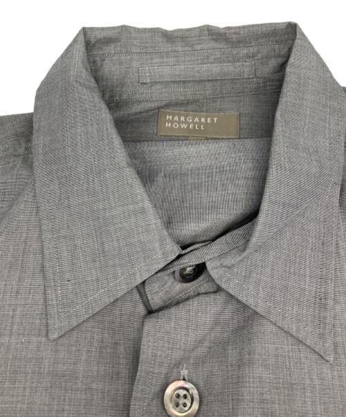 MARGARET HOWELL（マーガレットハウエル）MARGARET HOWELL (マーガレットハウエル) COTTON CHAMBRAY SHIRTS/コットンシャンブレーシャツ グレー サイズ:Ｍの古着・服飾アイテム