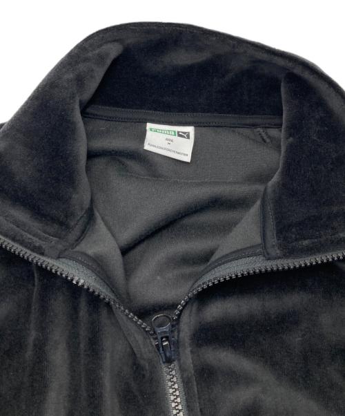 PUMA（プーマ）PUMA (プーマ) ベロアトラックジャケット ブラック サイズ:Ⅿの古着・服飾アイテム