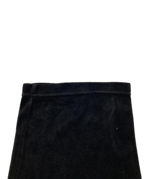 LES TIEN（レスティエン）LES TIEN (レスティエン) ベロア リラックスフィット パンツ ブラック サイズ:Ｍの古着・服飾アイテム