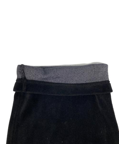 LES TIEN（レスティエン）LES TIEN (レスティエン) ベロア リラックスフィット パンツ ブラック サイズ:Ｍの古着・服飾アイテム