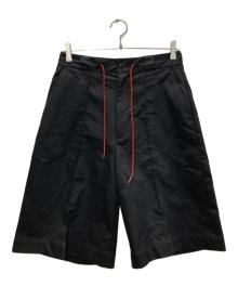 JANE SMITH×RHC Ron Herman（ジェーンスミス×アールエイチシー ロンハーマン）の古着「コットン ポリエステル ツイル ハーフパンツ」｜ブラック