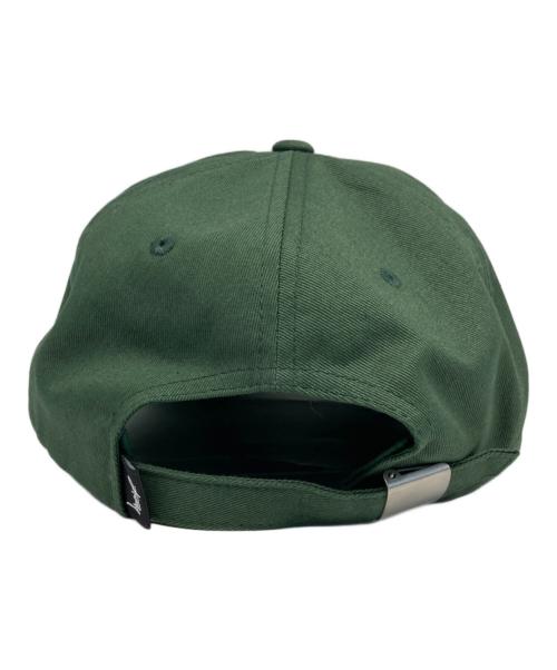 stussy（ステューシー）stussy (ステューシー) Arch Strapback Cap/アーチストラップバックキャップ グリーンの古着・服飾アイテム