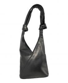 MM6 Maison Margiela（エムエムシックスメゾンマルジェラ）の古着「ノット ジャパニーズ ハンド ショルダー バッグ」｜ブラック