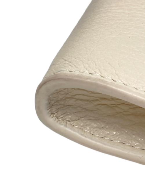 Aeta（アエタ）Aeta (アエタ) L字ジップファスナーウォレット ホワイトの古着・服飾アイテム