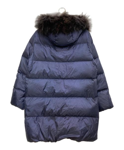 nano・universe（ナノ・ユニバース）nano・universe (ナノ・ユニバース) ロングダウンコート ネイビー サイズ:40の古着・服飾アイテム