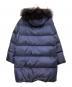 nano・universe (ナノ・ユニバース) ロングダウンコート ネイビー サイズ:40：6000円