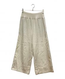 BEARDSLEY（ビアズリー）の古着「マルチウエストリブパンツ」｜ホワイト