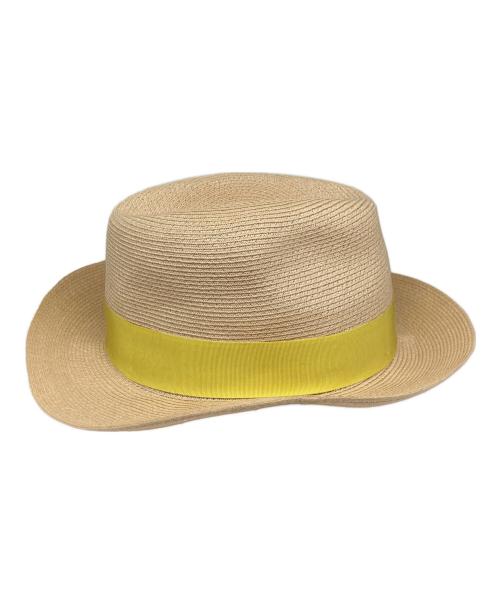 BORSALINO（ボルサリーノ）BORSALINO (ボルサリーノ) ストローハット ベージュの古着・服飾アイテム