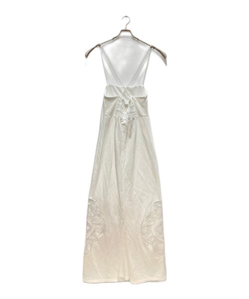 Ameri（アメリ）Ameri (アメリ) CUTWORK LACE SWEAT DRESS/カットワークレーススウェットドレス ホワイト サイズ:Mの古着・服飾アイテム