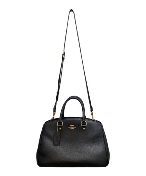 COACH（コーチ）COACH (コーチ) サバンナ キャリーオール バッグ ブラックの古着・服飾アイテム