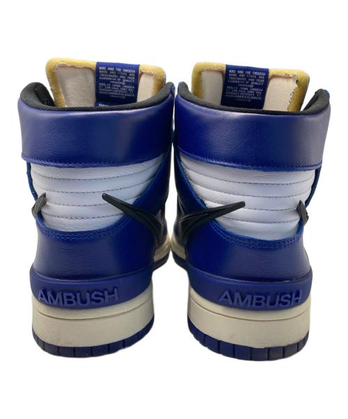 NIKE（ナイキ）NIKE (ナイキ) AMBUSH (アンブッシュ) DUNK HIGH ダンクハイ スニーカー ブルー×ホワイト サイズ:28.5の古着・服飾アイテム