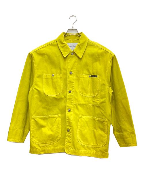 Calvin Klein（カルバンクライン）Calvin Klein (カルバンクライン) カバーオール イエロー サイズ:Ｓの古着・服飾アイテム