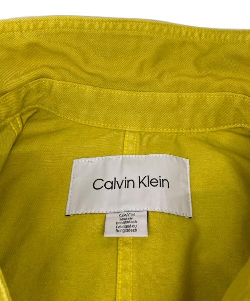 Calvin Klein（カルバンクライン）Calvin Klein (カルバンクライン) カバーオール イエロー サイズ:Ｓの古着・服飾アイテム