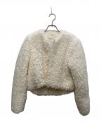 eimy istoireエイミーイストワール）の古着「プードルショートジャケット」｜ホワイト