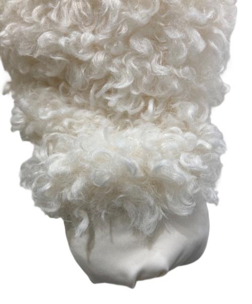 eimy istoire（エイミーイストワール）eimy istoire (エイミーイストワール) プードルショートジャケット ホワイト サイズ:Fの古着・服飾アイテム