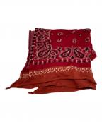 KAPITALキャピタル）の古着「総柄マフラー」｜レッド