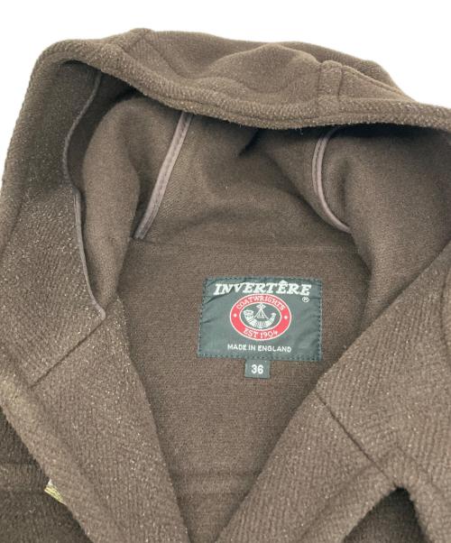 INVERTERE（インバーティア）INVERTERE (インバーティア) ダッフルコート ブラウン サイズ:36の古着・服飾アイテム