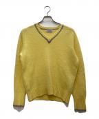 HIGHLANDERハイランダー）の古着「ヴィンテージVネックニット」｜イエロー