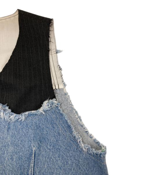 FRAMeWORK（フレームワーク）FRAMeWORK (フレームワーク) ドッキングミニベスト インディゴ サイズ:Freeの古着・服飾アイテム