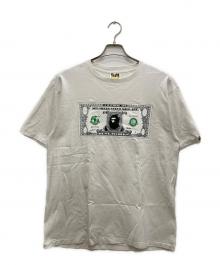 A BATHING APE（ア ベイシング エイプ）の古着「プリントTシャツ」｜ホワイト