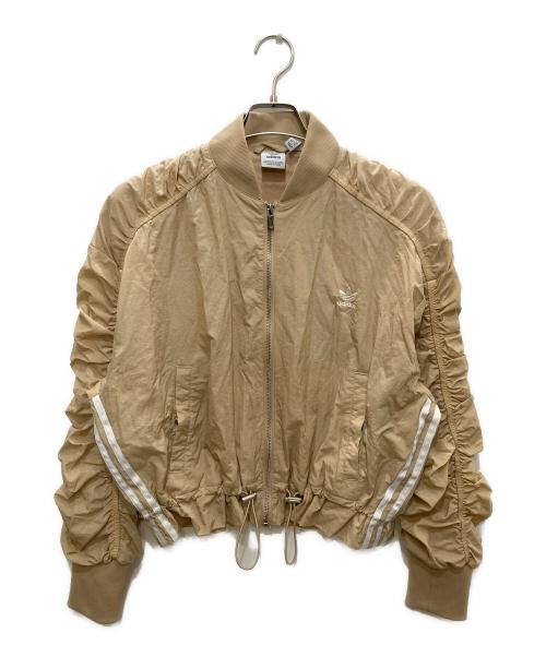 adidas（アディダス）adidas (アディダス) ナイロンジャケット ベージュ サイズ:Sの古着・服飾アイテム