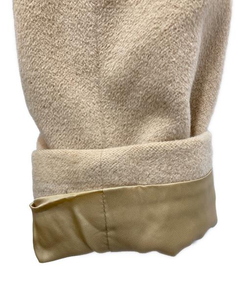 BURBERRY BLUE LABEL（バーバリーロンドンブルーレーベル）BURBERRY BLUE LABEL (バーバリーロンドンブルーレーベル) アンゴラノバチェックコート ベージュ サイズ:40の古着・服飾アイテム