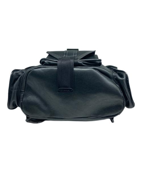 DIESEL（ディーゼル）DIESEL (ディーゼル) レザーリュック ブラックの古着・服飾アイテム